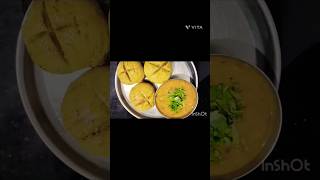 Homemade Dal Bati #ytshort#ytviral #RajasthaniDalBati#DalBatiRecipe#HomemadeDalBati#RajasthanSpecial