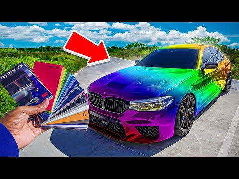 I REWRAPPED MY BMW G30 M550I...