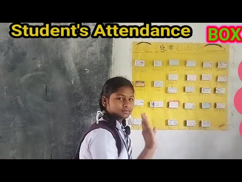 Students attendance by match box