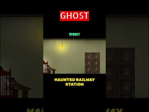 Haunted Railway station | Horror Story #shorts