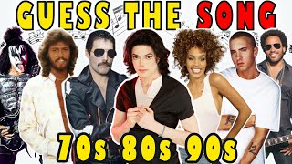 Guess The Song 70s, 80s & 90s 🎶 | 1970 - 1999 | 75 Songs | Music Quiz 🎶