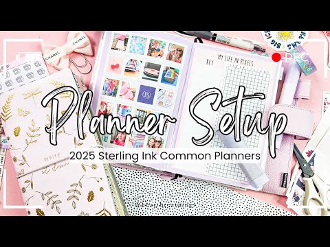 2025 Sterling Ink Common Planner Setup 📖 B6 & TN sizes