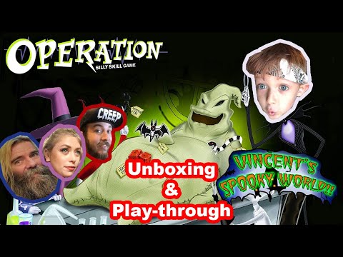 Vincent's Spooky World Operation Unboxing Play-through