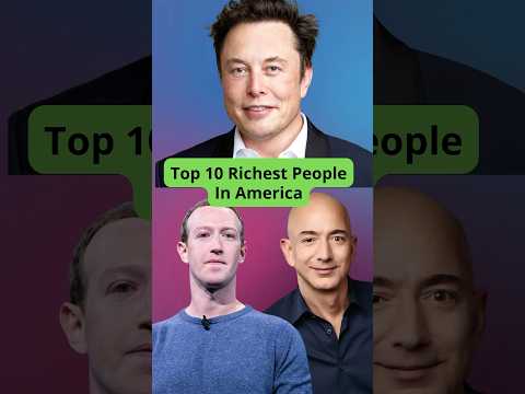 Top 10 Richest Person In America #Richest #Billionaire