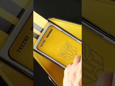 TECNO Spark 30 Transformers Bumblebee edition unboxing!