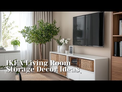 Genius IKEA Living Room Storage Decor Ideas to Transform Your Space