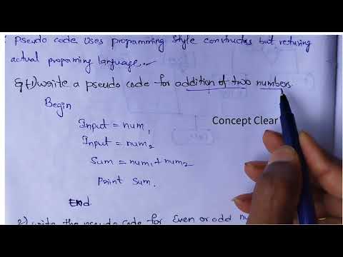 Pseudo code In C Language Explanation with Examples  Lec-4 | PPS | #jntuhR22  #conceptclearbydrmvk