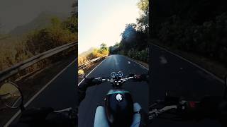 Smooth curves, pure vibes—ASMR motorcycle ride through Tamhini Ghats #asmr  #relaxingride