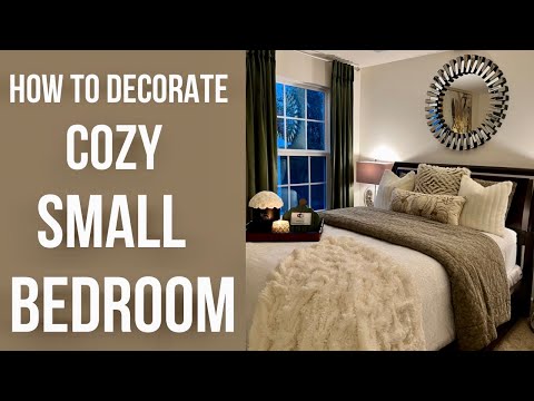 NEW* FALL DECORATE WITH ME | COZY SMALL BEDROOM DECORATING IDEAS #decoratewithme