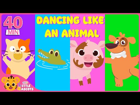 ✨Dancing Like An Animal🐾 + Funky Animals + more Little Mascots Nursery Rhymes & Kids Songs