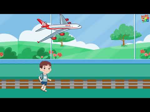 airplane Song | Aeroplane Short Poem for Kids | Airplane Poem | Kids airplane Song