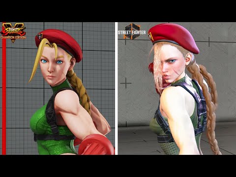 Street Fighter 6 - All Character Costumes Comparison (Classic Outfits) - SF5 vs SF6