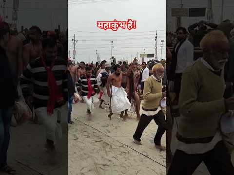 Mahakumbh hai paryagraj mahakumbh Allahabad shahi snan amrit snan sant samaj naga sadhu nahan kumbh