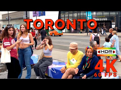 Toronto Downtown Tour 4K HDR