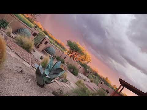 Video monsoon tilted version sunset August 23 2024