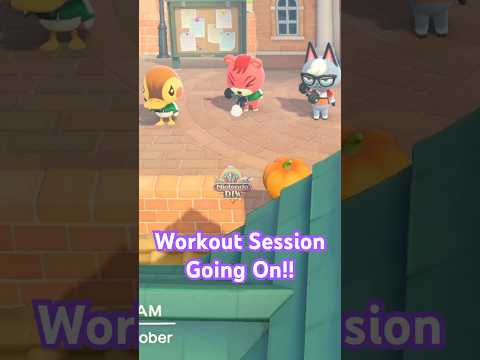 Exercise Time For My Cuties-Acnh #acnhvillagers #nintendodiva