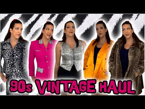 👠HAUL TRY ON 90S VINTAGE DES USA ( Ellen Tracy, Caché, Donny Brook etc...) #unenounoudenfer