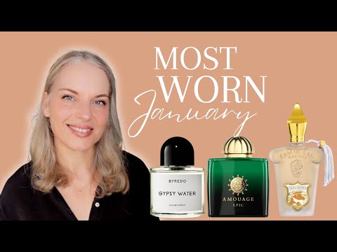 JANUARY MOST WORN FRAGRANCES | TheTopNote #perfumecollection #perfumereviews