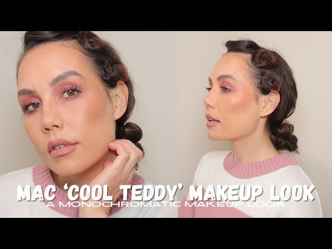 mac 'cool teddy' makeup look