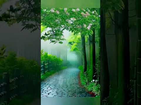 Rain time Hindi remix []mohhabbat barsa...[]#animation #rain #naturalbeauty #nature