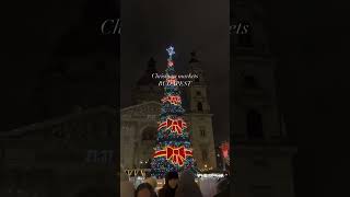 🇭🇺Budapest’s St. Stephen's Basilica Christmas market❄️✨