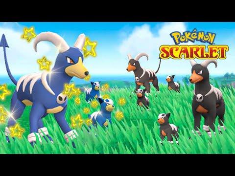 Shiny Houndour & Houndoom in Pokemon Scarlet & Violet