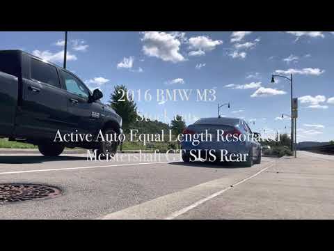 F80/F82 M3 Meistershaft GT & Active Auto Equal Length Rev’s & Drive by