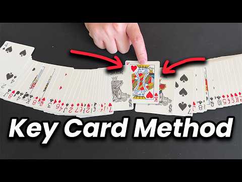 The EASIEST Card Trick Ever | The Key Card Method Magic Tutorial