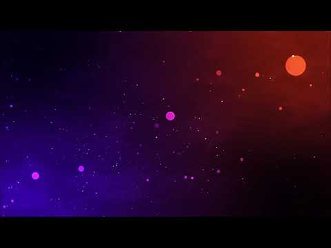 FREE Looping Background - Red and Blue Dust Particles Motion Graphic Screensaver HD