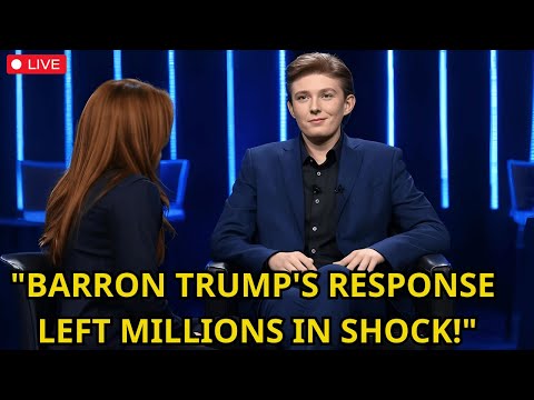 Barron Trump DESTROYS TV Host in Live Debate – His Response Leaves America in Shock