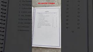 #political science  honor's, 6th sem (DSE-4) , project paper front page & CONTENT