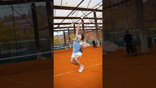 Experience the silky smooth serve of Ben Shelton in slow motion! #tennis #slowmotion #tennislove