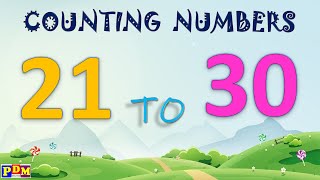 Counting 21 to 30 | counting 21-30 | counting Numbers 21 se 30 | counting 21 to 30 in English