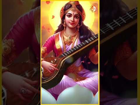 Saraswati Maa Bhajan ~ ॐ जय सरस्वती माता ~ Maa Durga WhatsApp Status #shorts #kalimatasong