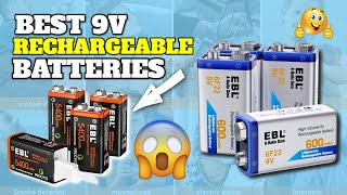 5 Best 9 Volt Rechargeable Batteries 2023 🔋 9V Rechargeable Battery Review