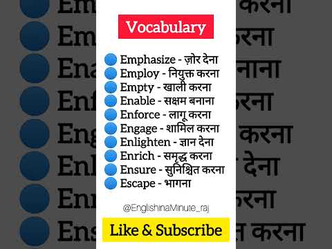 Daily Use English Vocabulary | spoken english learning videos | English Speaking Practice #shorts