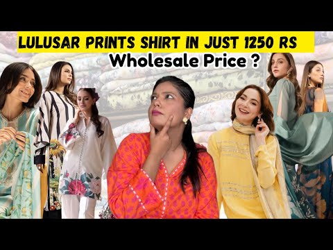 Found Lulusar Hit Prints | Just In 1250Rs | Qurtuba Market Karachi | Brands Dupes 🌈