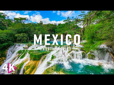 Mexico 4K - Amazing Aerial Film with Relaxing Piano Music - Beautiful Nature