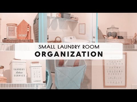 Small Laundry Room Organization | CLEAN AND ORGANIZE WITH ME