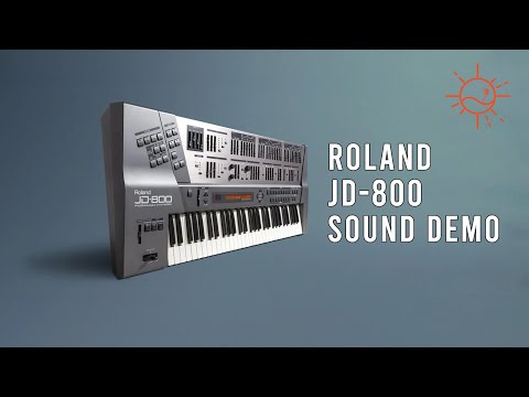 Roland JD-800 | Classic Factory Patches| Sound Demo (Software)