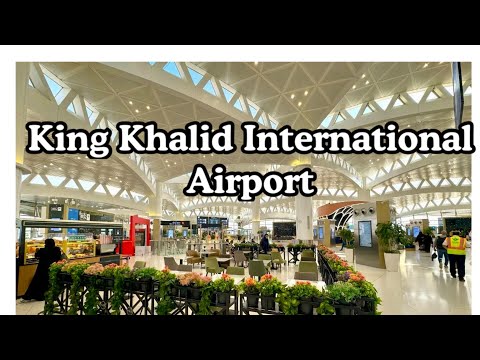 KING KHALID INTERNATIONAL AIRPORT RIYADH SAUDI ARABIA - WALKING TOUR