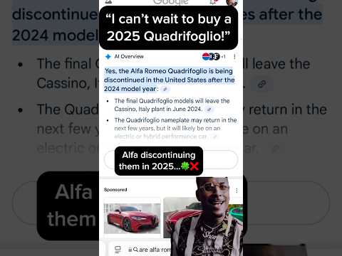 Trying to buy a Alfa Quadrifoglio in 2025‼️ #alfa #alfaromeo #quadrifoglio #carnews #italiancars