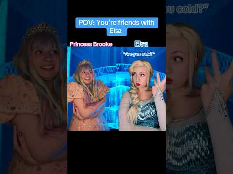 POV: you’re friends with Elsa #elsa #frozen #shorts