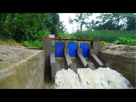 Build A Small Dam With Three Powerful Outlets