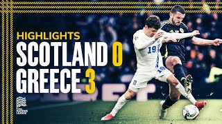 Scotland 0-3 Greece (1-3 agg.) | UEFA Nations League Play-Off 2nd Leg | Scotland National Team