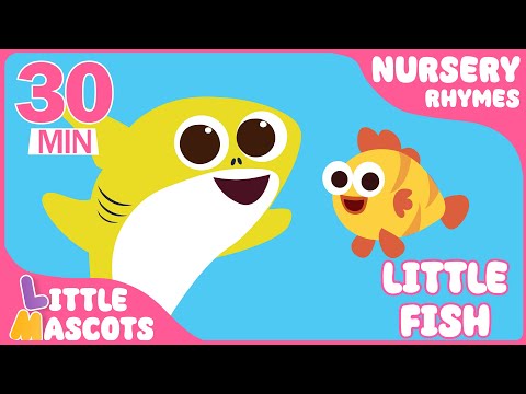 Little Fish🐠 | Fish Songs + more | Nursery Rhymes & Kids Songs | Little Mascots