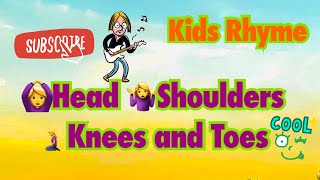 #shorts Head-Shoulders-Knees And Toes....Kids Exercise Song #youtubeshorts