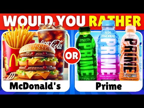 Would You Rather? Snacks & Junk Food Edition 🍔🍟🍗