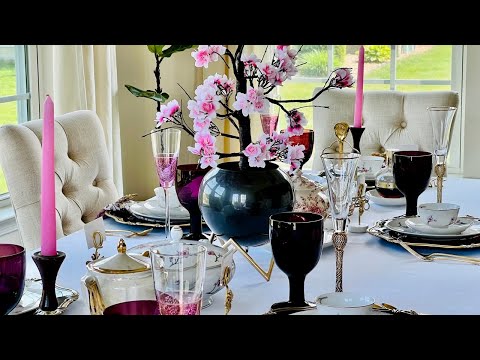 TRANSFORM Your Home for a Glam Tea Party! | #decoratewithme Glamour Ellen 🌸