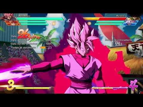 DRAGON BALL FighterZ Goku Black - solo combo 7401 Damage / No assist